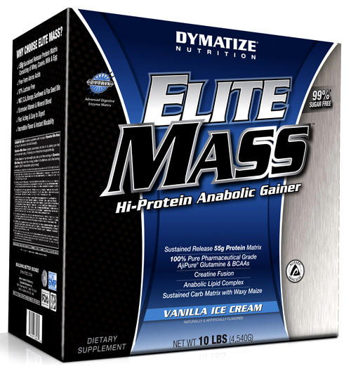 Гейнер Elite Mass Gainer от Dymatize Гейнер Elite Mass Gainer от Dymatize